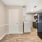 Dining area facing into a kitchen