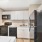 Renovated Kitchen  with black appliances
